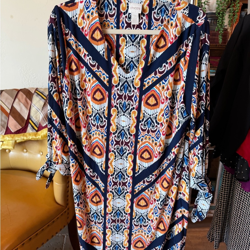 Chico's Multicolor Patterned Fabric - image 1